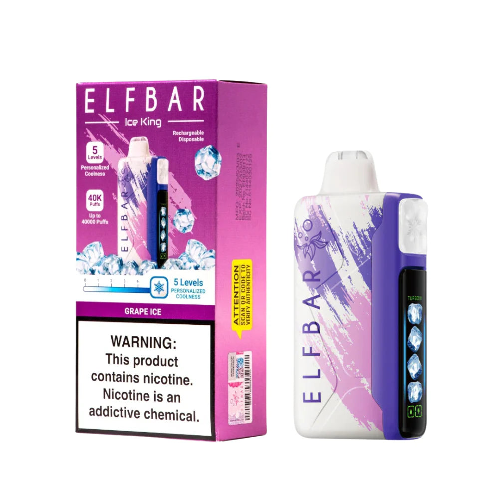 Pod descartable ElfBar Ice King 40000 Puffs